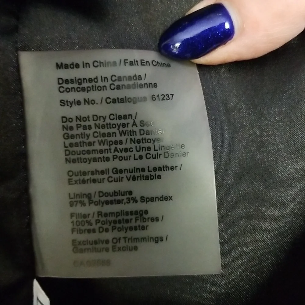 Danier Leather Car Coat - Picture 15 of 15